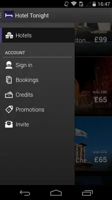 Hotel Tonight android App screenshot 3
